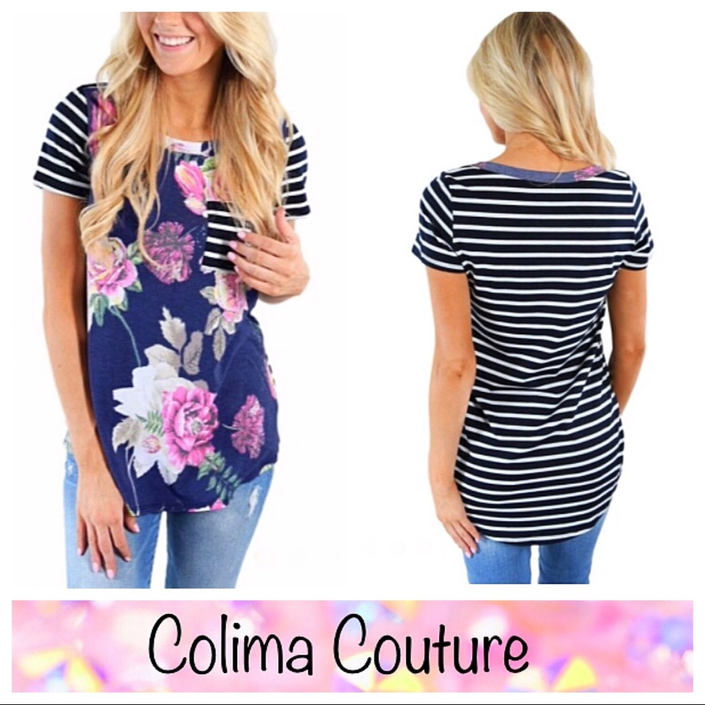 LAST ONE SMALL! Beautiful floral Tee